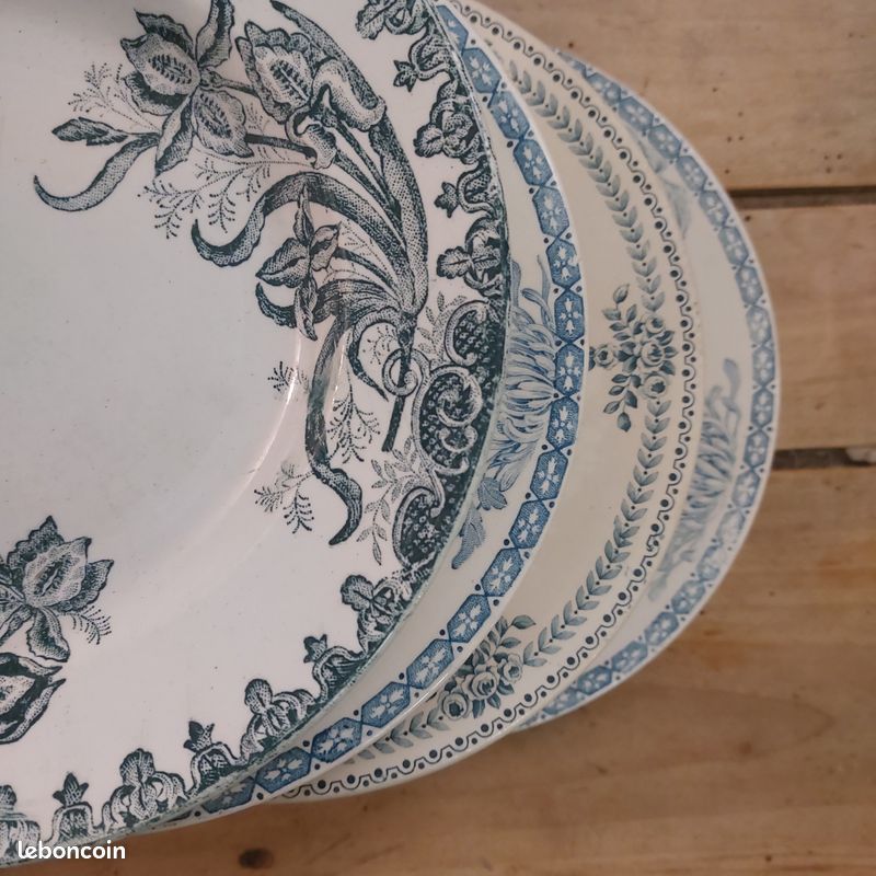 Assiettes Terre de Fer - lot composé #5 (image 2)