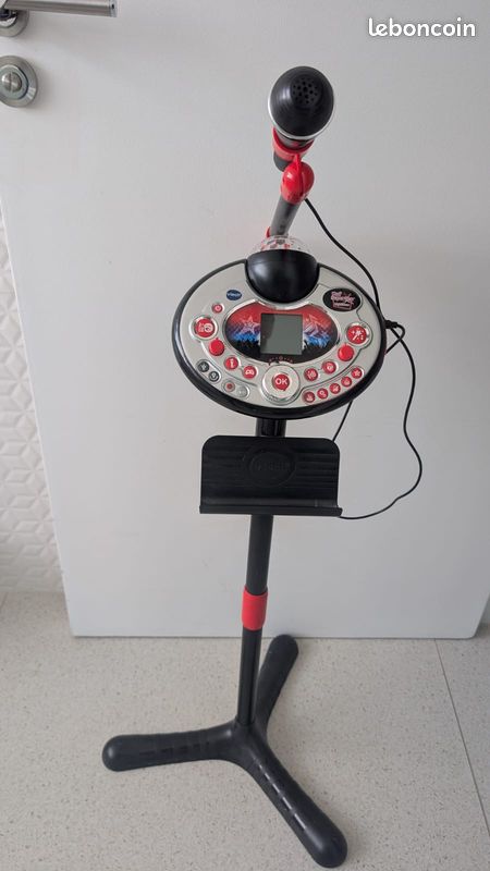 VTech Micro Kidi Superstar LightShow Noir, Micro sur Pied en