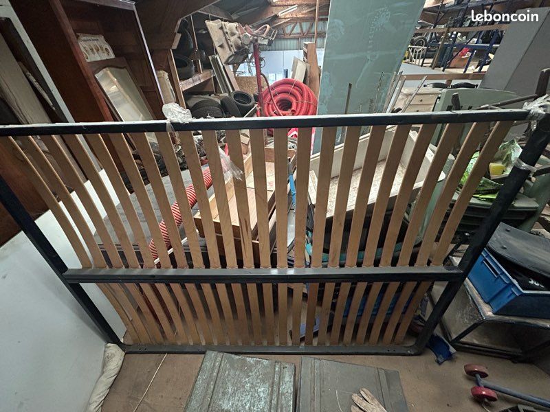 Sommier matelas lit deux personnes (image 1)