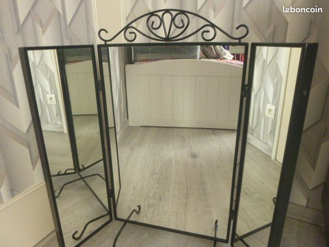 Miroir triptique & porte bijoux (image 1)