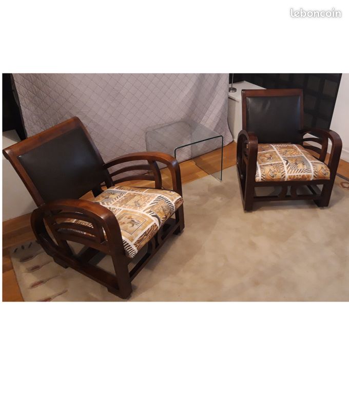 2 Fauteuils Charleston Maisons du Monde (image 1)