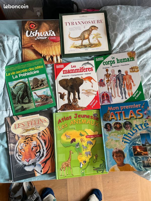 Livres sur les animaux, les dinosaures et le corps humain (image 1)