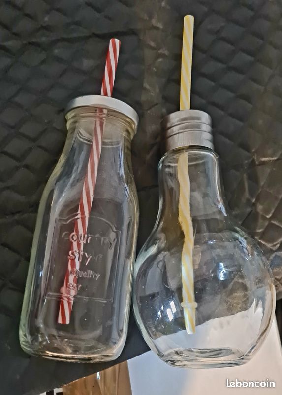 Jars avec paille (image 2)