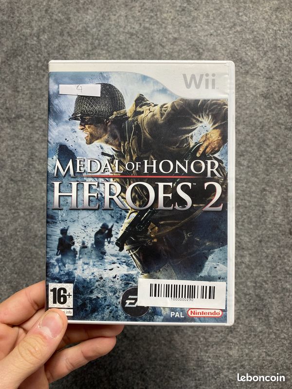 Jeu Wii Medal Of Honor Heroes 2 - Complet (boîte, Notice) - Bon état