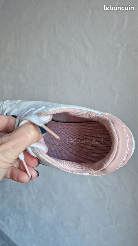 Baskets Lacoste p. 33 fille. TBE (image 4)