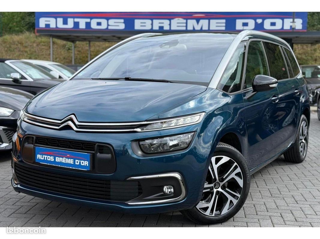 CITROEN Grand C4 Spacetourer 199/mois HDi 130ch 7PLACES VIRTUAL COCKPIT Camera LED AppleCarPlay AndroidAuto LED 1èreMAIN Aucun frais à prévoir Entretien à jour Origine française (image 1)