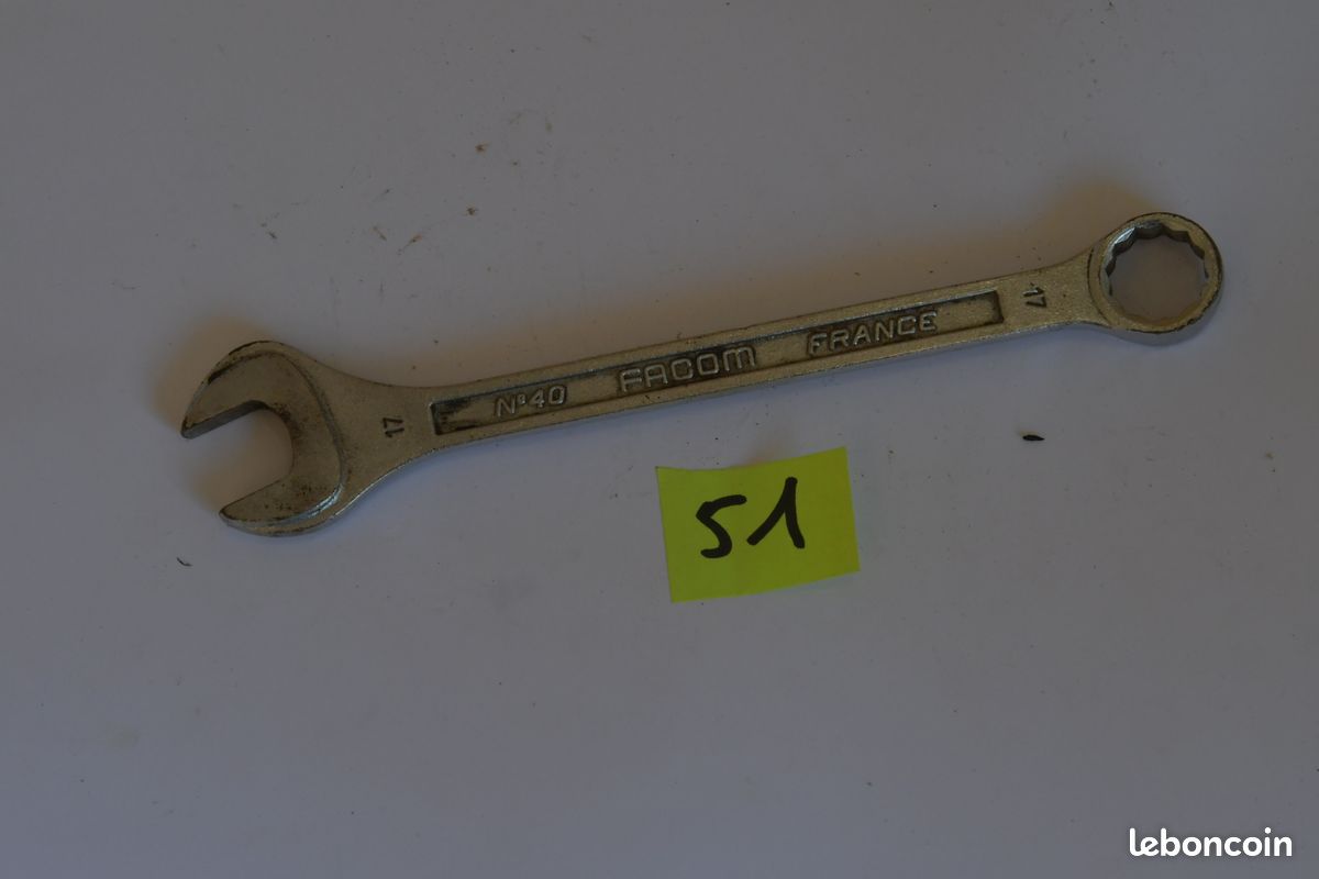 Clé plate FACOM de 17mm (image 1)