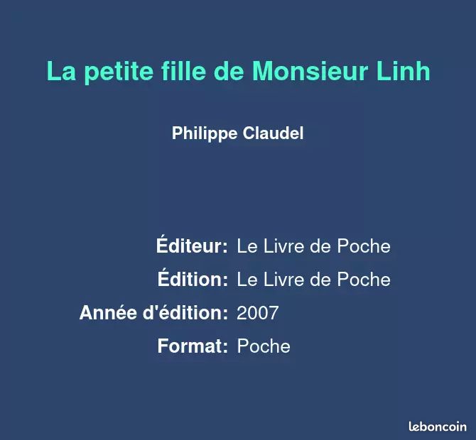 La petite fille de Monsieur Linh - Philippe Claudel (image 2)