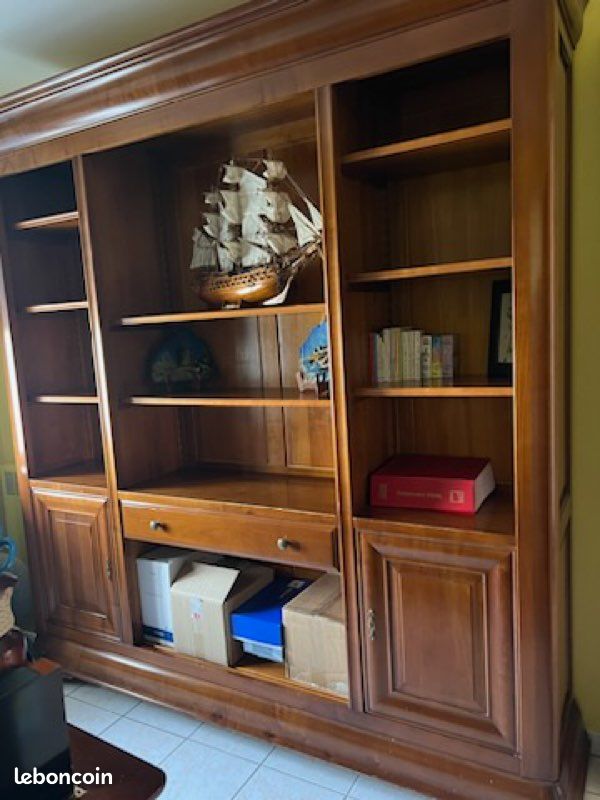 Bibliothèque en merisier massif (image 4)