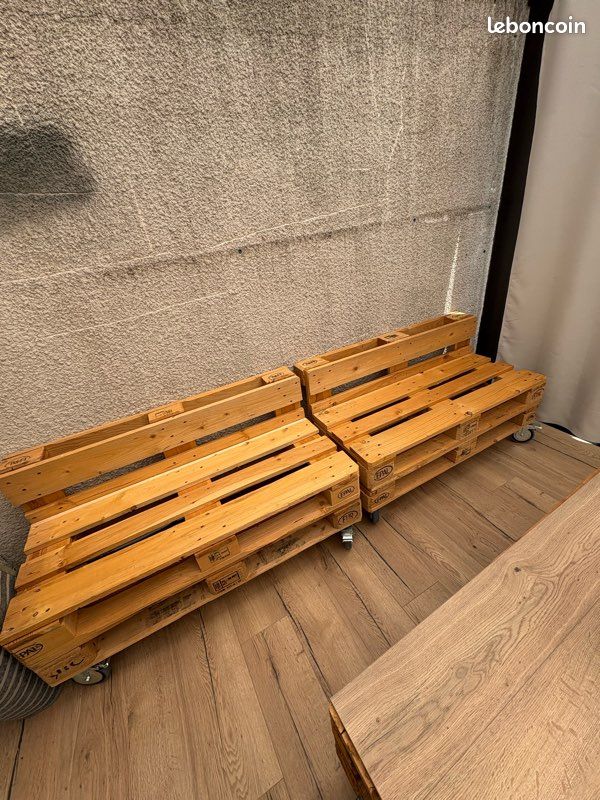 Ensemble banquettes + table Palettes UE (image 4)