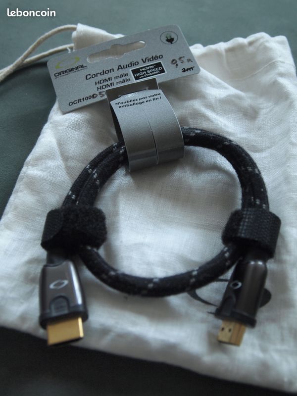 Câble HDMI Connect Research OCR10050 neuf (image 2)