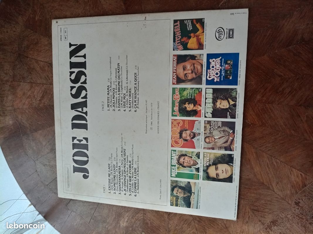 Vinyl Joe Dassin (image 2)