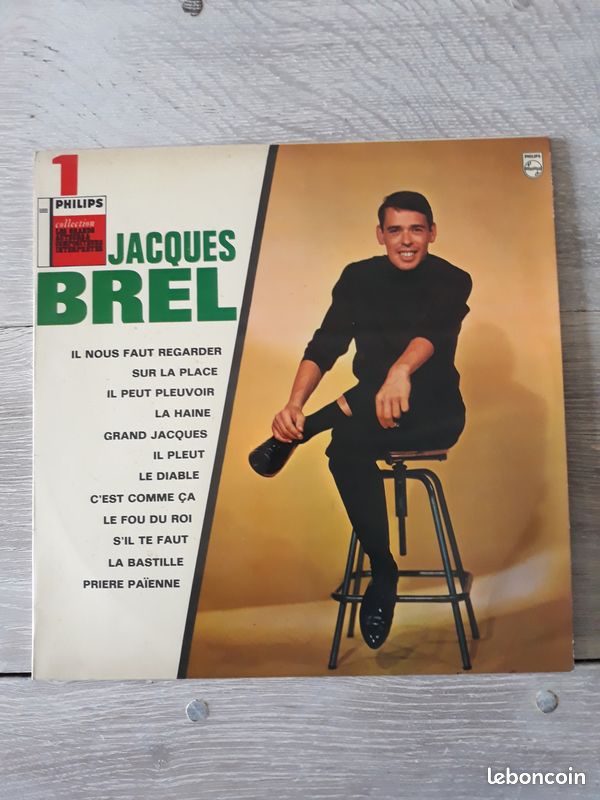 Vynille ancien Jacques Brel (image 1)