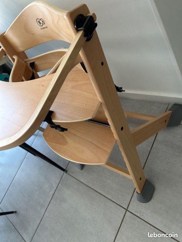 Chaise haute kinderkraft avec transat (image 3)