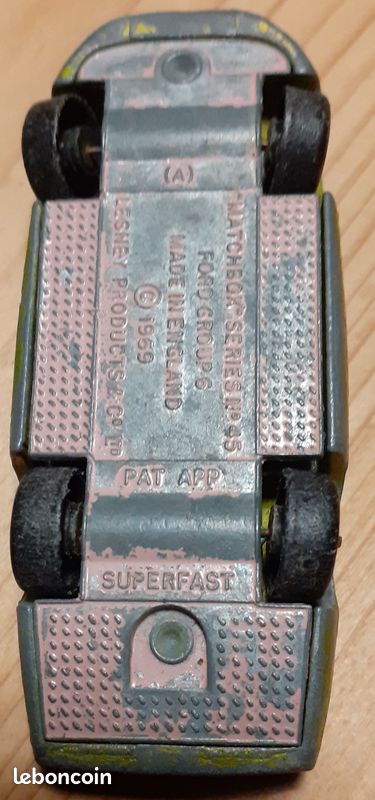 Miniature vintage Ford Lesney Matchbox série 45 (image 4)
