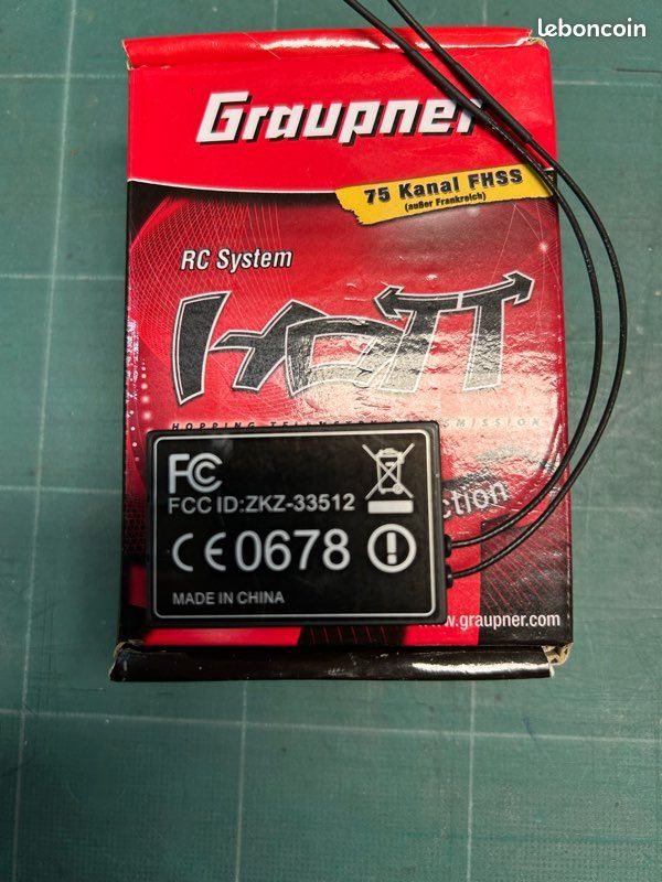 Récepteur Graupner GR-12 Hott 2.4 GHz FHSS - 12 Canaux, 16g - Pour Modélisme
