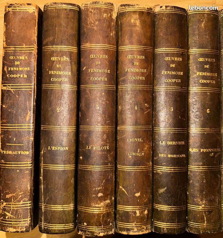 Oeuvre de Fenimore COOPER - 17 volumes édition originale 1830 à 1841 (image 3)