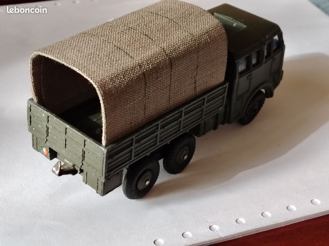 Dinky Toys Berliet Tous Terrains Militaire 1959 - Vert Armée - Roue Concave - Quasi Neuf