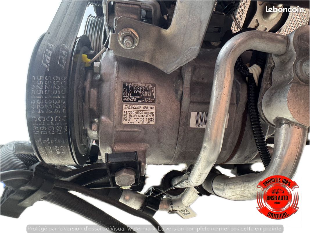 MOTEUR Jeep Grand Cherokee WK2 WRANGELR 3.6i 2011 P05184895AD (image 5)