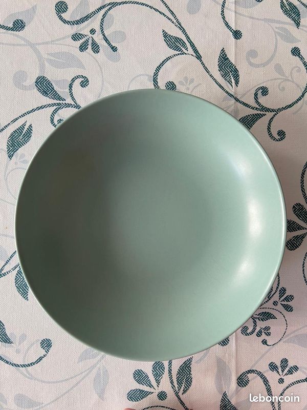 IKEA Quatre Assiettes Creuse - Mat Turquoise - FARGKLAR (image 2)