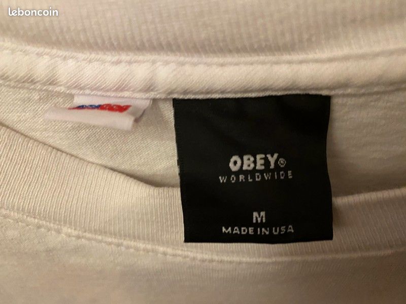 Obey authentique tee shirt homme M bon état (image 4)