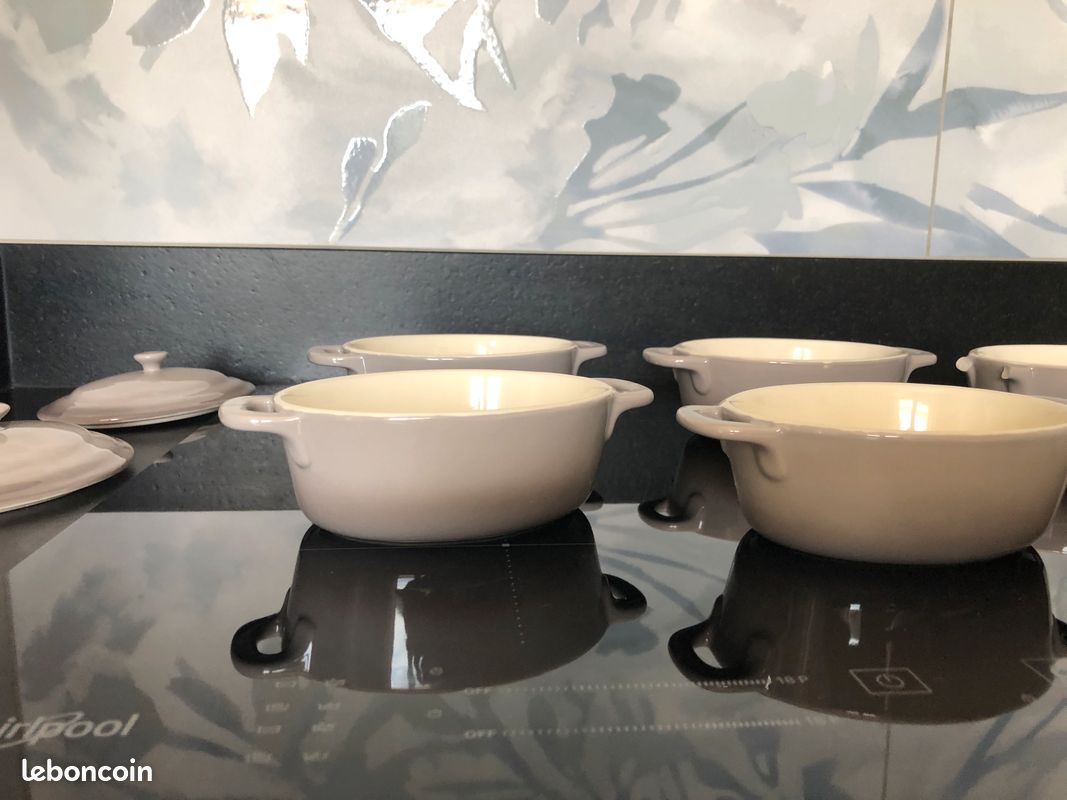 Lot de 6 mini cocottes grises (image 3)