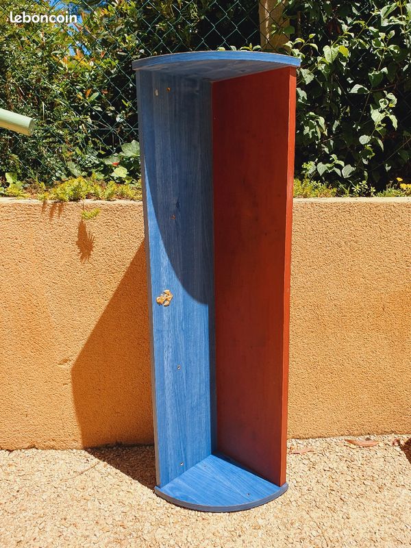 Étagère en bois chambre marin bleu mer (image 1)