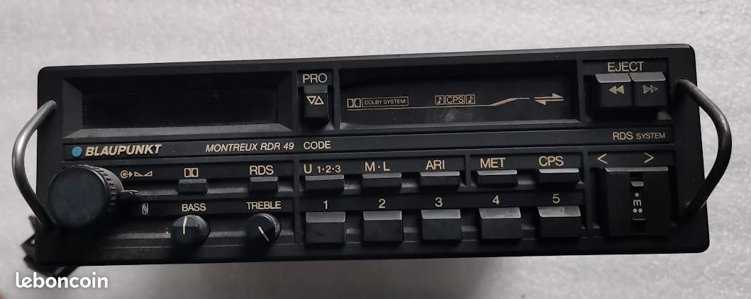 Autoradio Blaupunkt Montreux RDR 49 (image 1)