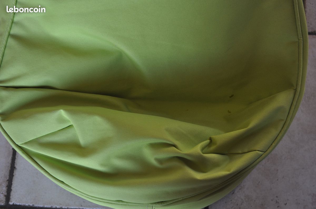 Pouf poire vert, 100 % polyester (image 6)