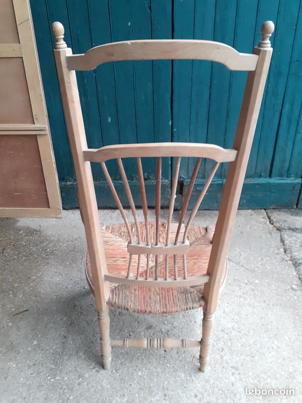 Fauteuil paillé provençal (image 4)