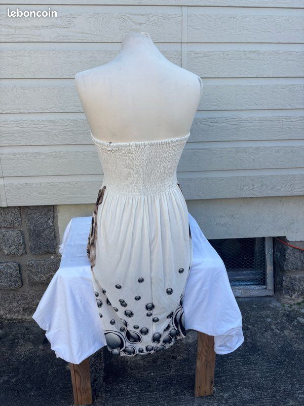 Robe bustier smockée imprimé tigre et bulles 🐅 (image 2)