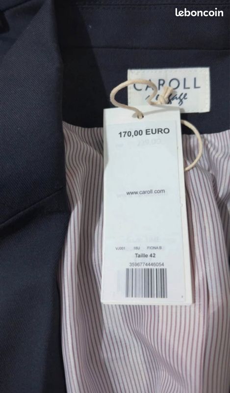 Blazer bleu marine femme taille 42+ Jupe bleu marine femme taille