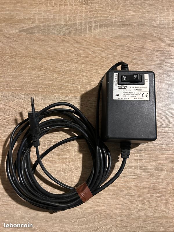 Bloc D'Alimentation 9V AC/AC 3000mA Pour Vox Valvetronix Tonelab - Adaptateur Pédale Effets