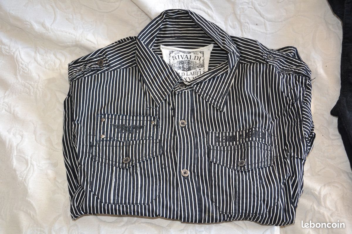 Lot pantalon velours + chemise garçon 14 ans (image 2)