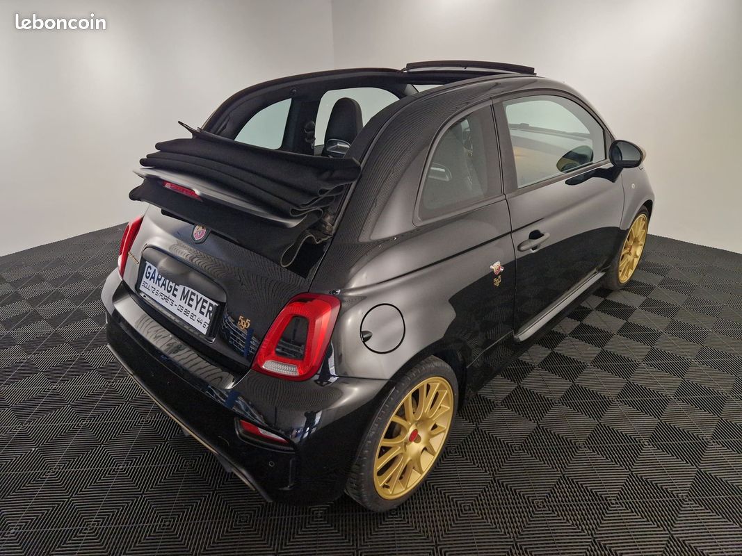 500 abarth 595 cabriolet 1.4 turbo 165ch scorpioneoro bva (image 2)
