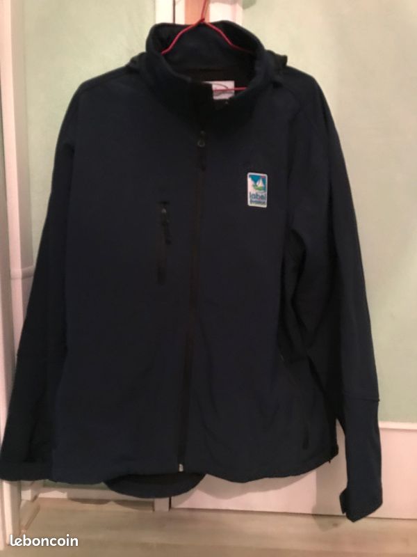 Veste / Manteau femme à capuche bleu marine XL (image 1)