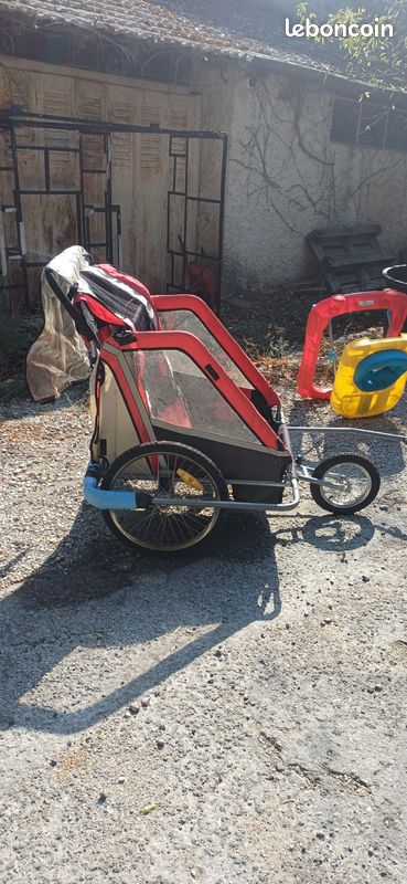Remorque/poussette enfants 2 places - Double usage (image 3)