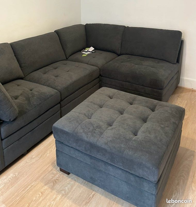 Pouf coffre neuf (image 1)