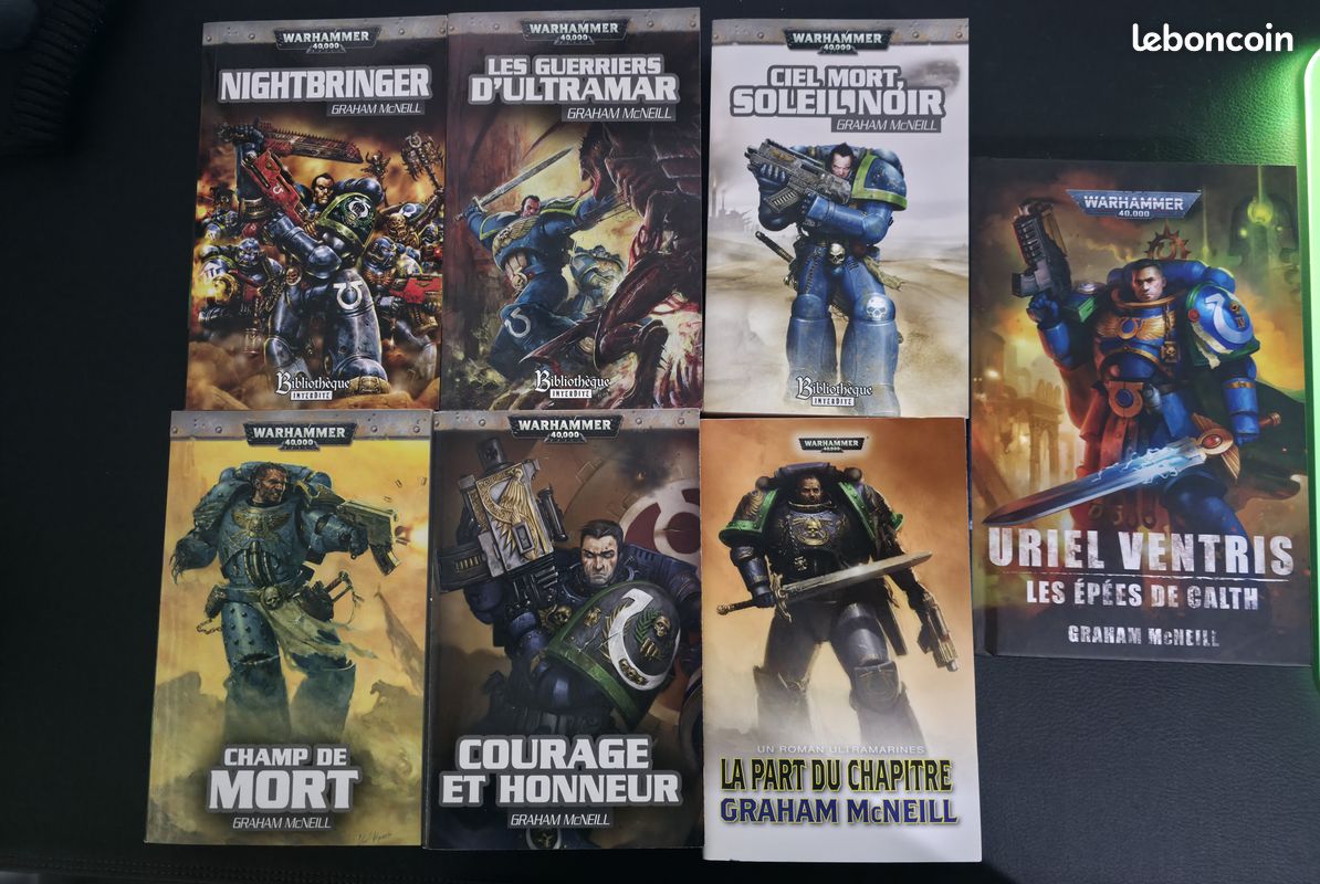 Lot 7 Livres Warhammer 40k - Série Ultramarines Uriel Ventris (Graham McNeill) (image 2)