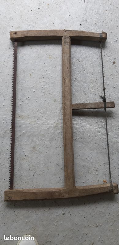 Ancienne scie à bois (image 2)