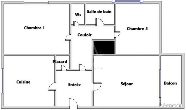 Appartement 3 pièces 83 m²