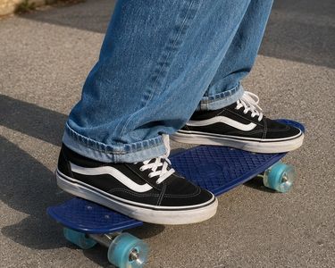 Skateboard enfant Oxybul à roues lumineuses – Bleu – Très bon état - Sport & Plein air
