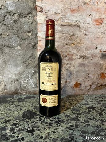 Baron de Lestac – 1998 Carton de bouteilles Vins Gastronomie