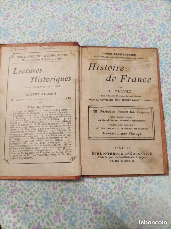 Manuel et livres anciens année 1894 (image 2)