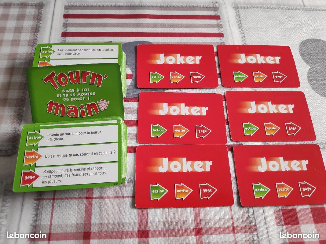 Set complet de cartes pour le jeu TOURN'MAIN MEGABLEU (image 2)