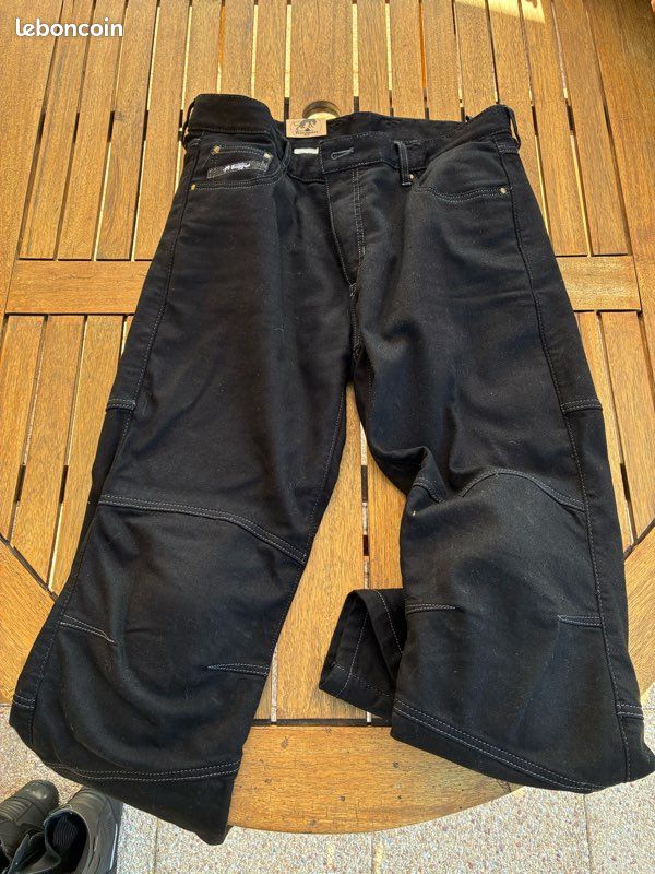 Pantalon moto jean Furyran (image 1)
