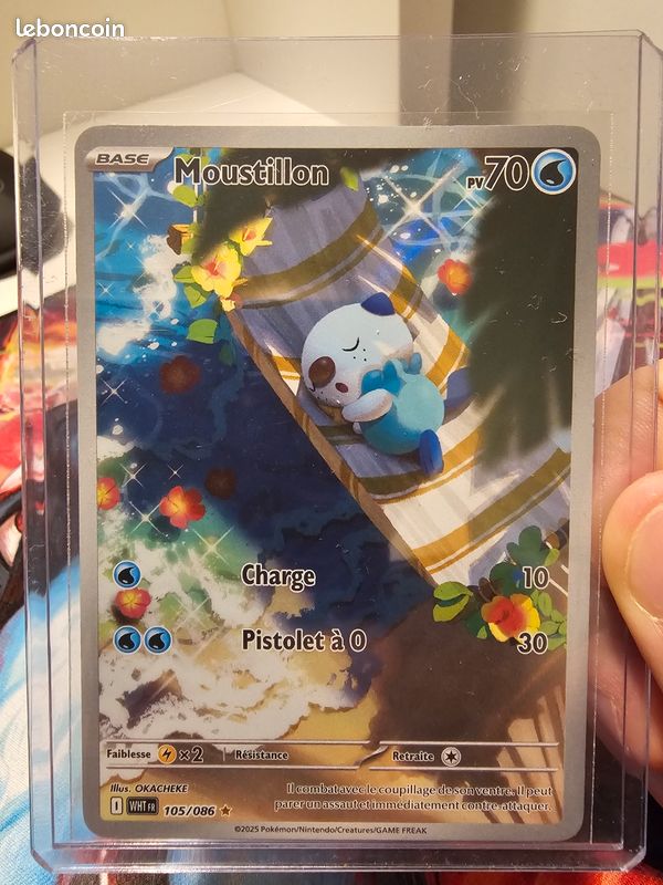 Carte Pokémon Zurrokex 105/086 - Édition Flammes Blanches, Allemande, Near Mint, Full Art/Illustration Rare