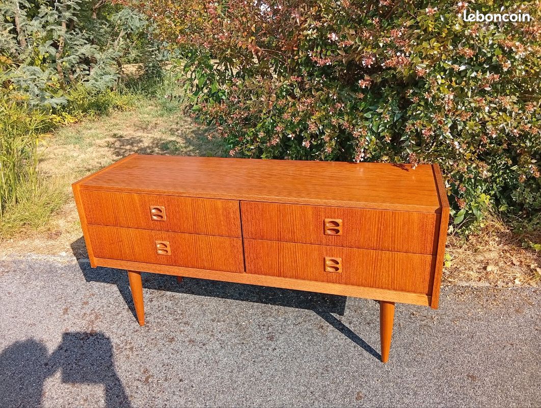 Meuble en teck vintage années 60 (image 4)