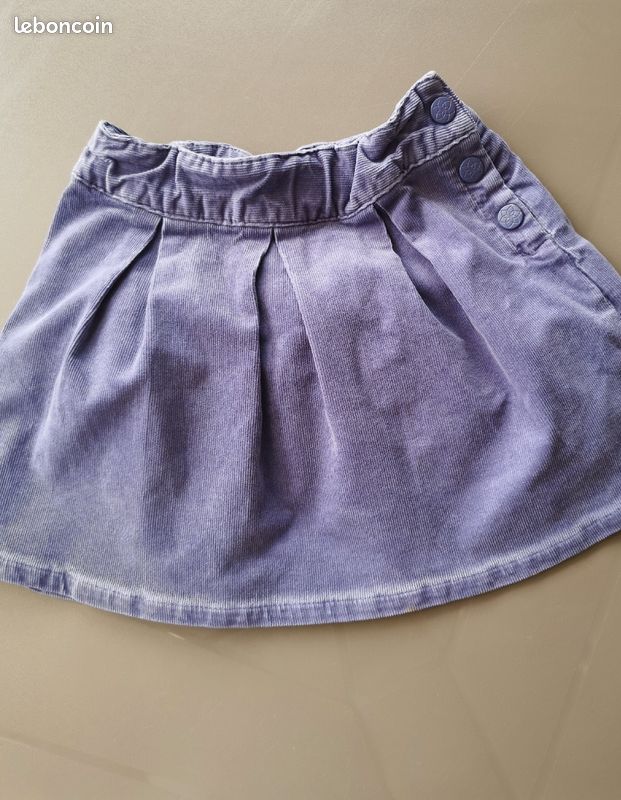 Jupe velours okaidi 3 ans (image 1)