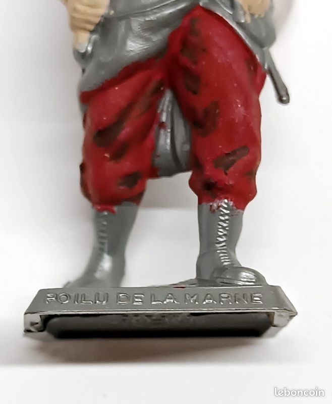 Figurine Soldat Ancien MOKAREX MOKALUX - Moulé Métal, échelle 1:32, Zappy Max, Occasion